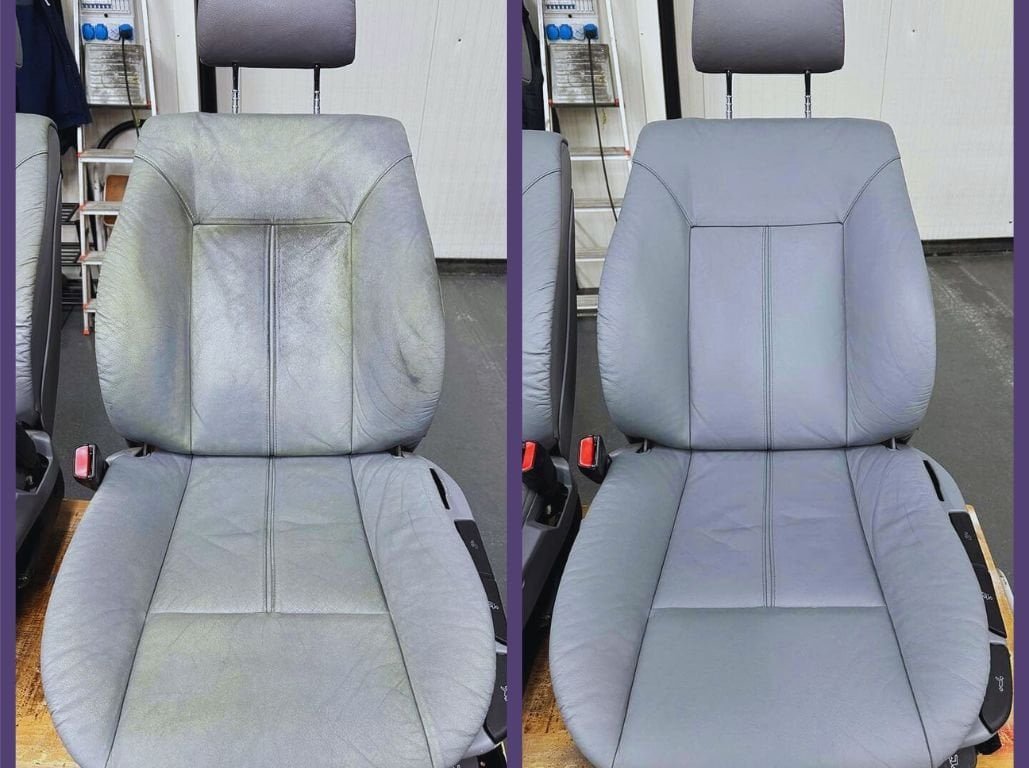 Renovácia kože autosedačiek